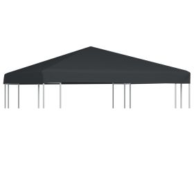 Gazebo Top Cover 1 oz/ft² 9.8'x9.8' Gray