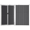 Garden Tool Shed Anthracite 88.6"x35"x63.4" Galvanized Steel