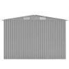 Garden Shed 101.2" x 192.5" x 71.3" Metal Gray