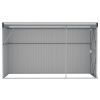 Wall-mounted Garden Shed Anthracite 46.5"x113.4"x70.1" Steel