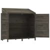 Garden Shed Anthracite 40.2"x20.5"x44.1" Solid Wood Fir