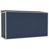 Wall-mounted Garden Shed Anthracite 46.5"x113.4"x70.1" Steel