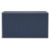 Wall-mounted Garden Shed Anthracite 46.5"x113.4"x70.1" Steel