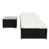 Flat Bed with Tea Table