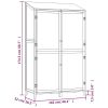 Garden Shed White 40.2"x20.5"x68.7" Solid Wood Fir