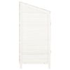 Garden Shed White 21.7"x20.5"x44.1" Solid Wood Fir