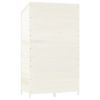 Garden Shed White 40.2"x20.5"x68.7" Solid Wood Fir