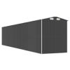 Garden Shed Anthracite 75.6"x402"x87.8" Galvanized Steel