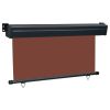 Balcony Side Awning 55.1"x98.4" Brown