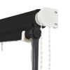 Retractable Awning with LED 157.5"x59.1" Anthracite