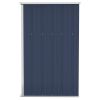 Wall-mounted Garden Shed Anthracite 46.5"x39.4"x70.1" Steel