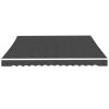 Folding Awning Manual Operated 157.5" Anthracite