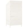 Garden Shed White 21.7"x20.5"x44.1" Solid Wood Fir