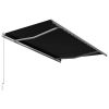 Manual Retractable Awning 157.5"x118.1" Anthracite