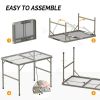 3FT Portable Picnic Table Adjustable Height