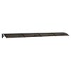 Door Canopy Black 157.5"x31.5" Polycarbonate
