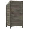 Garden Shed Anthracite 21.7"x20.5"x44.1" Solid Wood Fir
