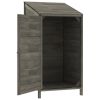Garden Shed Anthracite 21.7"x20.5"x44.1" Solid Wood Fir