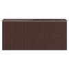 Garden Shed Dark Brown 75.6"x173.2"x87.8" Galvanized Steel
