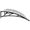 Door Canopy Black 78.7"x39.4" PC