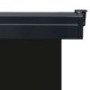 Balcony Side Awning 55.1"x98.4" Black