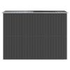 Garden Shed Anthracite 75.6"x107.9"x87.8" Galvanized Steel