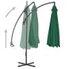 Cantilever Umbrella with Steel Pole 118.1" Green